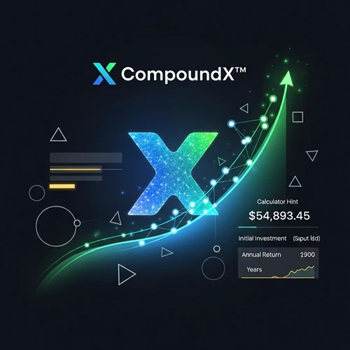 CompoundX™ Smart Compounding Calculator (with Growth Projection)
